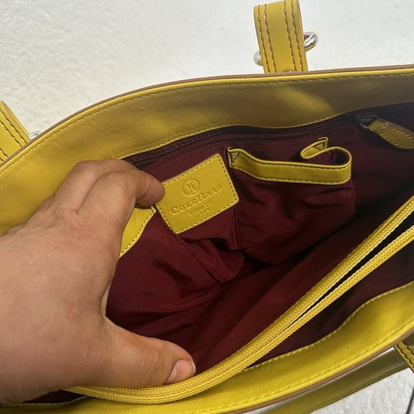 Cole haan mustered yellow shoulder bag - Picture 8 of 16